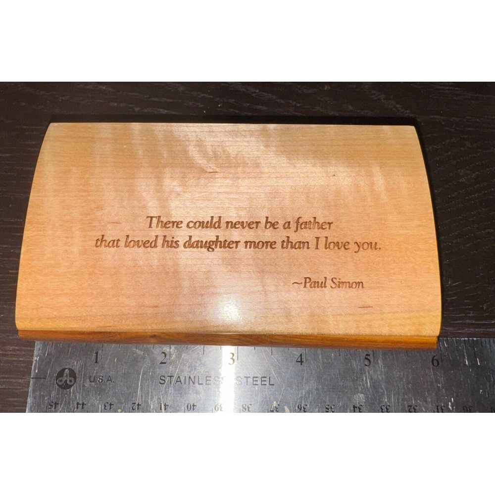 Curly Mapke‎ Bocote Small Wooden Box